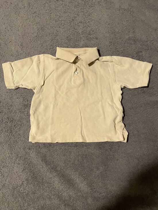 Old Navy Other - Old Navy Polo Shirt Kids 2T Tan Short Sleeve 100% Cotton Collared Toddler Casual